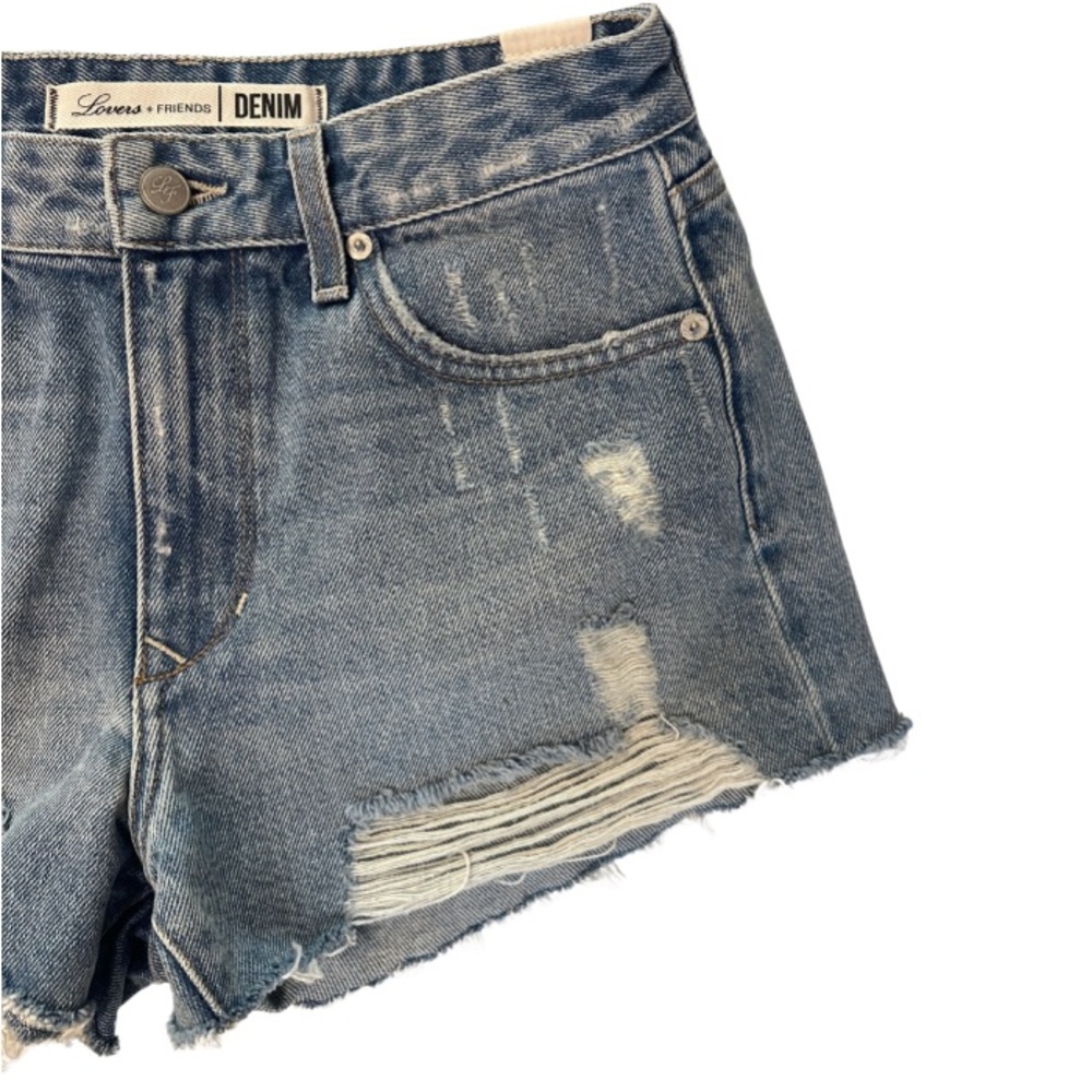 Lovers & Friends - cutoff denim shorts